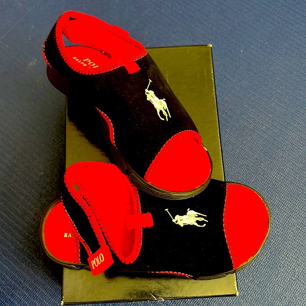 Brand new Polo Ralph Lauren unisex Wavecroft II Sandals - Walker,  size 13